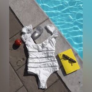 Zimmermann White One Piece Swimsuit